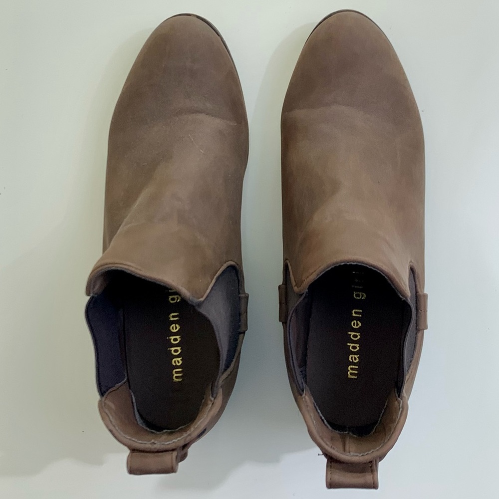 Madden Girl Brown Booties
